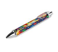 ERSTSNCK Colorful Dog Black Ballpoint Pens Fine Point (0.5mm) Black Ink Pen Retractable Ball Point Pens with Comfortable Full Grip for Journaling, And Office Writing Ideal 1 PCS
