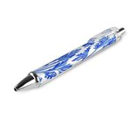 ERSTSNCK Comic Style Celery Black Ballpoint Pens Fine Point (0.5mm) Black Ink Pen Retractable Ball Point Pens with Comfortable Full Grip for Journaling, And Office Writing Ideal 1 PCS
