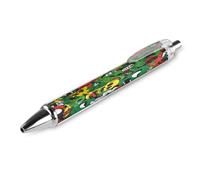 ERSTSNCK Comics And Pop Styles Black Ballpoint Pens Fine Point (0.5mm) Black Ink Pen Retractable Ball Point Pens with Comfortable Full Grip for Journaling, And Office Writing Ideal 1 PCS