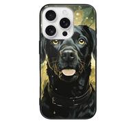 ERSTSNCK Compatible with iPhone 16 Case Surrounded by Green Splash Circle Stylish Phone Case for Women Men, Tempered Glass Shockproof Slim Cover for 16 Pro