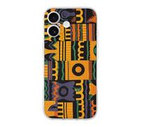 ERSTSNCK Compatible with iPhone 17 Case African Ethnic Pattern Stylish Phone Case for Women Men TPU Shockproof Slim Cover for 17 Pro Transparent