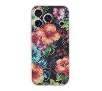 ERSTSNCK Compatible with iPhone 17 Case Beautiful Hibiscus Flower Stylish Phone Case for Women Men TPU Shockproof Slim Cover for 17 Pro