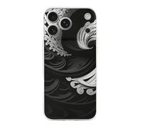 ERSTSNCK Compatible with iPhone 17 Case Black and White Image Stylish Phone Case for Women Men TPU Shockproof Slim Cover for 17 Pro