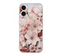 ERSTSNCK Compatible with iPhone 17 Case Cherry Blossoms Stylish Phone Case for Women Men TPU Shockproof Slim Cover for 17 Pro