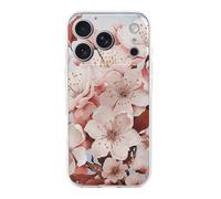 ERSTSNCK Compatible with iPhone 17 Case Cherry Blossoms Stylish Phone Case for Women Men TPU Shockproof Slim Cover for 17 Pro