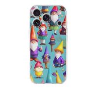 ERSTSNCK Compatible with iPhone 17 Case Colorful Gnomes Stylish Phone Case for Women Men TPU Shockproof Slim Cover for 17 Pro