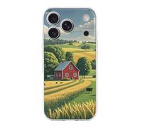 ERSTSNCK Compatible with iPhone 17 Case Country Farm Stylish Phone Case for Women Men TPU Shockproof Slim Cover for 17 Pro Transparent