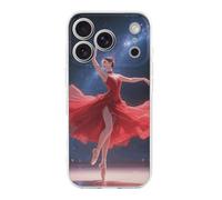 ERSTSNCK Compatible with iPhone 17 Case Dancer on Star Stage Stylish Phone Case for Women Men TPU Shockproof Slim Cover for 17 Pro Transparent