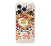 ERSTSNCK Compatible with iPhone 17 Case Delicious Sweet Ramen Stylish Phone Case for Women Men TPU Shockproof Slim Cover for 17 Pro Transparent