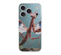 ERSTSNCK Compatible with iPhone 17 Case Devil's Flower Mantis Stylish Phone Case for Women Men TPU Shockproof Slim Cover for 17 Pro