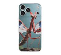 ERSTSNCK Compatible with iPhone 17 Case Devil's Flower Mantis Stylish Phone Case for Women Men TPU Shockproof Slim Cover for 17 Pro
