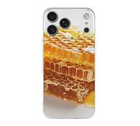 ERSTSNCK Compatible with iPhone 17 Case Dripping Honey Pattern Stylish Phone Case for Women Men TPU Shockproof Slim Cover for 17 Pro Transparent