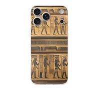 ERSTSNCK Compatible with iPhone 17 Case Egypt Hieroglyphics Stylish Phone Case for Women Men TPU Shockproof Slim Cover for 17 Pro Transparent