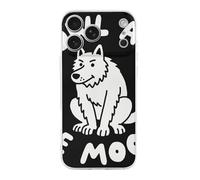 ERSTSNCK Compatible with iPhone 17 Case Funny Wolf Stylish Phone Case for Women Men TPU Shockproof Slim Cover for 17 Pro