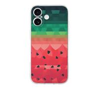ERSTSNCK Compatible with iPhone 17 Case Gradient Watermelon Stylish Phone Case for Women Men TPU Shockproof Slim Cover for 17 Pro Transparent