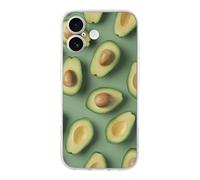 ERSTSNCK Compatible with iPhone 17 Case Green Pattern Stylish Phone Case for Women Men TPU Shockproof Slim Cover for 17 Pro