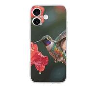 ERSTSNCK Compatible with iPhone 17 Case Hummingbird Hover Stylish Phone Case for Women Men TPU Shockproof Slim Cover for 17 Pro Transparent
