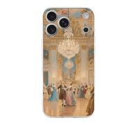 ERSTSNCK Compatible with iPhone 17 Case Luxurious Palace Ball Stylish Phone Case for Women Men TPU Shockproof Slim Cover for 17 Pro Transparent