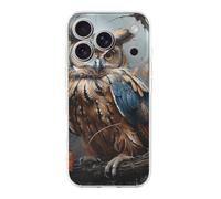 ERSTSNCK Compatible with iPhone 17 Case Owl Print Stylish Phone Case for Women Men TPU Shockproof Slim Cover for 17 Pro