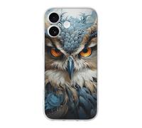 ERSTSNCK Compatible with iPhone 17 Case Owl Stylish Phone Case for Women Men TPU Shockproof Slim Cover for 17 Pro