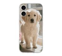 ERSTSNCK Compatible with iPhone 17 Case Sunny Windowsill Dog Stylish Phone Case for Women Men TPU Shockproof Slim Cover for 17 Pro Transparent