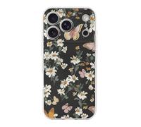 ERSTSNCK Compatible with iPhone 17 Case Various Butterflies and Daisies Stylish Phone Case for Women Men TPU Shockproof Slim Cover for 17 Pro