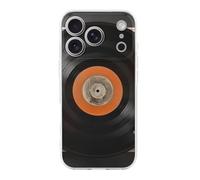 ERSTSNCK Compatible with iPhone 17 Case Vintage Vinyl Record Stylish Phone Case for Women Men TPU Shockproof Slim Cover for 17 Pro Transparent