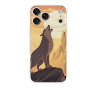 ERSTSNCK Compatible with iPhone 17 Case Wolf Stylish Phone Case for Women Men TPU Shockproof Slim Cover for 17 Pro