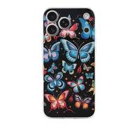ERSTSNCK Compatible with iPhone 17 Case Zeeland Butterfly Stylish Phone Case for Women Men TPU Shockproof Slim Cover for 17 Pro