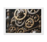 ERSTSNCK Cool Steampunk Gears Diamond Painting Kits for Adults 8"x12" 5D Diamond Art Kits for Beginners DIY Full Drill Round Diamonds Gem Art Crafts Painting for Home Wall Decor