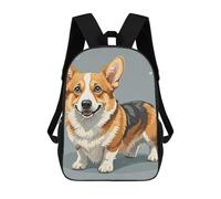 ERSTSNCK Corgi Pattern Corgi Pattern Laptop Backpack for Travel Work Cute Bookbag Computer Backpack Casual Daypack