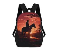 ERSTSNCK Cowboy West Laptop Backpack for Travel Work Cute Bookbag Computer Backpack Casual Daypack