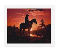 ERSTSNCK Cowboy West Paint by Numbers for Adults Beginner 40x50cm DIY Painting Kit with HD Canvas & Acrylic Paints, Complete Crafts Set for Home Decor, Gifts, Stress Relief