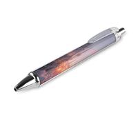 ERSTSNCK Crystal Castle in The Sky Black Ballpoint Pens Fine Point (0.5mm) Black Ink Pen Retractable Ball Point Pens with Comfortable Full Grip for Journaling, And Office Writing Ideal 1 PCS