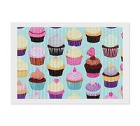 ERSTSNCK Cupcake Patterns Diamond Painting Kits for Adults 8"x12" 5D Diamond Art Kits for Beginners DIY Full Drill Round Diamonds Gem Art Crafts Painting for Home Wall Decor