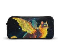 ERSTSNCK Cute Aesthetic Pencil Case - Strange Creature Double Zipper Pen Bag for Women Big Capacity Pencil Pouch, Portable Makeup & Stationery Organizer for Office Travel