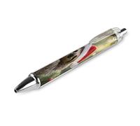 ERSTSNCK Cute Christmas Sloth Black Ballpoint Pens Fine Point (0.5mm) Black Ink Pen Retractable Ball Point Pens with Comfortable Full Grip for Journaling, And Office Writing Ideal 1 PCS
