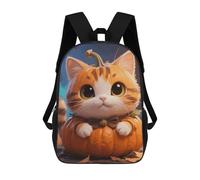 ERSTSNCK Cute Fantasy Thanksgving Cat Pumpkin Laptop Backpack for Travel Work Cute Bookbag Computer Backpack Casual Daypack