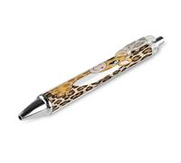 ERSTSNCK Cute Giraffe Black Ballpoint Pens Fine Point (0.5mm) Black Ink Pen Retractable Ball Point Pens with Comfortable Full Grip for Journaling, And Office Writing Ideal 1 PCS