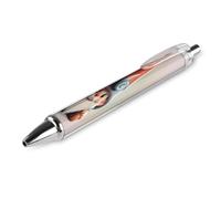 ERSTSNCK Cute Gnome Hat Black Ballpoint Pens Fine Point (0.5mm) Black Ink Pen Retractable Ball Point Pens with Comfortable Full Grip for Journaling, And Office Writing Ideal 1 PCS