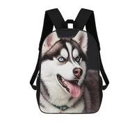 ERSTSNCK Cute Husky Dog Laptop Backpack for Travel Work Cute Bookbag Computer Backpack Casual Daypack
