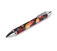ERSTSNCK Cute Rooster Chickens Black Ballpoint Pens Fine Point (0.5mm) Black Ink Pen Retractable Ball Point Pens with Comfortable Full Grip for Journaling, And Office Writing Ideal 1 PCS
