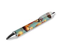 ERSTSNCK Cute Rooster Chickens Black Ballpoint Pens Fine Point (0.5mm) Black Ink Pen Retractable Ball Point Pens with Comfortable Full Grip for Journaling, And Office Writing Ideal 1 PCS