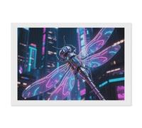 ERSTSNCK Cybernetic Dragonfly Diamond Painting Kits for Adults 8"x12" 5D Diamond Art Kits for Beginners DIY Full Drill Round Diamonds Gem Art Crafts Painting for Home Wall Decor