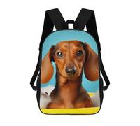 ERSTSNCK Dachshund Dog Laptop Backpack for Travel Work Cute Bookbag Computer Backpack Casual Daypack