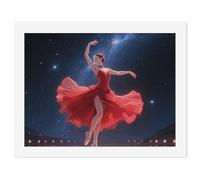 ERSTSNCK Dancer on Star Stage Paint by Numbers for Adults Beginner 30x40cm DIY Painting Kit with HD Canvas & Acrylic Paints, Complete Crafts Set for Home Decor, Gifts, Stress Relief