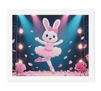 ERSTSNCK Dancing Rabbit Paint by Numbers for Adults Beginner 40x50cm DIY Painting Kit with HD Canvas & Acrylic Paints, Complete Crafts Set for Home Decor, Gifts, Stress Relief