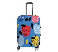 ERSTSNCK Dark Blue Landscape Luggage Suitcase Covers Elastic Washable Cute Luggage Protector Travel Suitcase Protective Cover For Adult (Fit 19-32 Inch Luggages) X-Large, white, S, Dark Blue Landscape