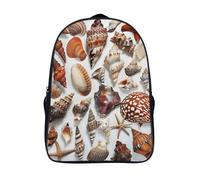 ERSTSNCK Dark Purple Flower Laptop Backpack for Travel Work, 16In Cute Bookbag, Computer Backpack, Casual Daypack, Various Shell Images, 40x28x16cm