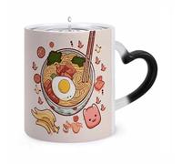 ERSTSNCK Delicious Sweet Ramen Color Changing Mug Heat Changing Coffee Mugs Funny Magic Cup Heat Sensitive Travel Mug Novelty Coffee Cups Personalized Customized Gift Idea for Men & Women 11 Oz